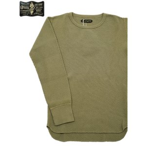 画像: 【 ORGUEIL（オルゲイユ） 】 竹目サーマルクルーネックTシャツ [ Thermal Crew Neck T-Shirt ] [ Khaki ]