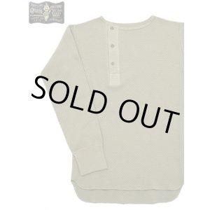 画像: 【 ORGUEIL（オルゲイユ） 】 竹目サーマルヘンリーネックTシャツ [ Thermal Henry Neck T-Shirt ] [ Khaki ]