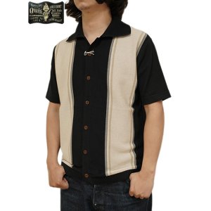画像: 【 ORGUEIL（オルゲイユ） 】 ストライプニットシャツ  [ Stripe Knit Shirt ] [ Black ]