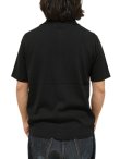 画像2: 【 ORGUEIL（オルゲイユ） 】 ストライプニットシャツ  [ Stripe Knit Shirt ] [ Black ]