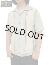 画像: 【 ORGUEIL（オルゲイユ） 】 ストライプニットシャツ  [ Stripe Knit Shirt ] [ Bluegray ]