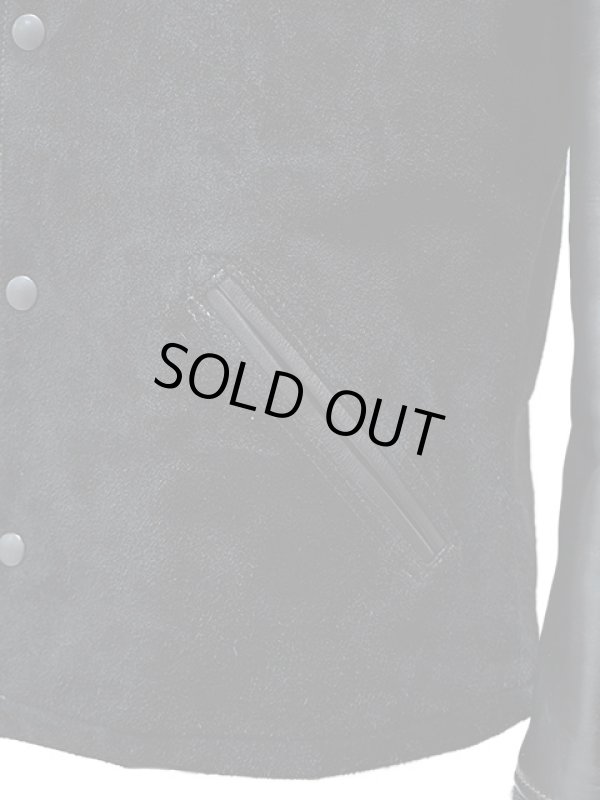 画像7: 【 Y'2 LEATHER（ワイツーレザー） 】　ステアスエード × ヴィンテージポニーファラオジャケット　[ 牛革 x 馬革 ]