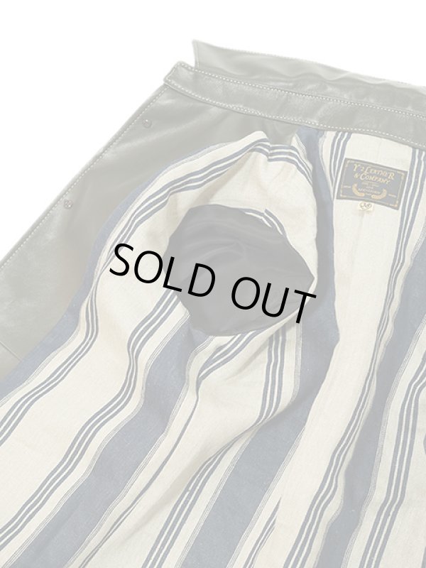 画像14: 【 25周年限定モデル 】 【 Y'2 LEATHER（ワイツーレザー） 】　ヴィンテージホースライトカーコート [ Vintage Horse Light ] [ OLIVE ]