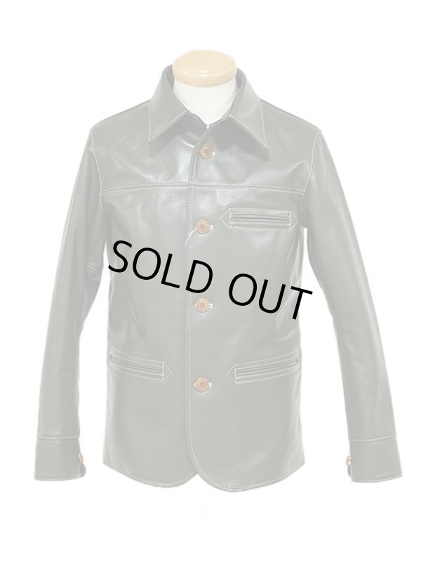 画像3: 【 25周年限定モデル 】 【 Y'2 LEATHER（ワイツーレザー） 】　ヴィンテージホースライトカーコート [ Vintage Horse Light ] [ OLIVE ]