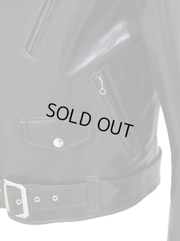 画像8: 【 Y'2 LEATHER（ワイツーレザー） 】　ホースハイドダブルライダースジャケット [ Vintage Horse Light ] [ 馬革（茶芯） ]