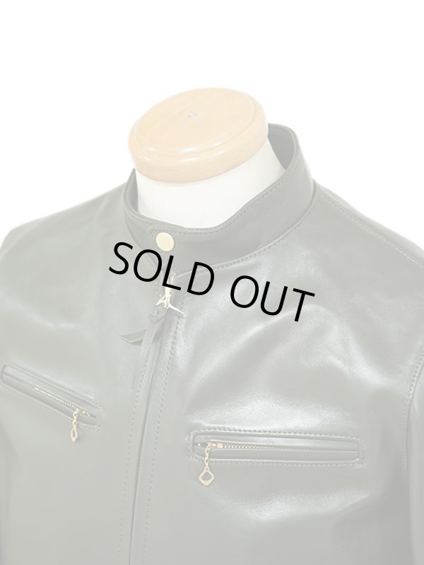 画像5: 【 限定モデル 】 【 Y'2 LEATHER（ワイツーレザー） 】　ヴィンテージホースライトシングルライダースジャケット　[ OLIVE ]