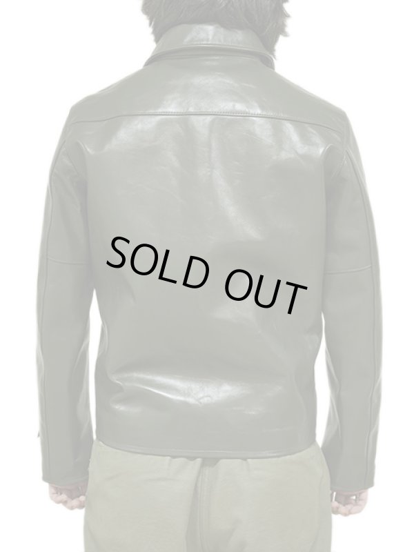 画像2: 【 限定モデル 】 【 Y'2 LEATHER（ワイツーレザー） 】　ヴィンテージホースライトシングルライダースジャケット　[ OLIVE ]