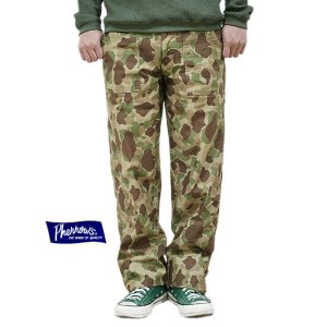 画像: 【 Pherrow's（フェローズ） 】　ハンターカモベイカーパンツ [ Utility Pants ] [ HUNTER CAMO ]