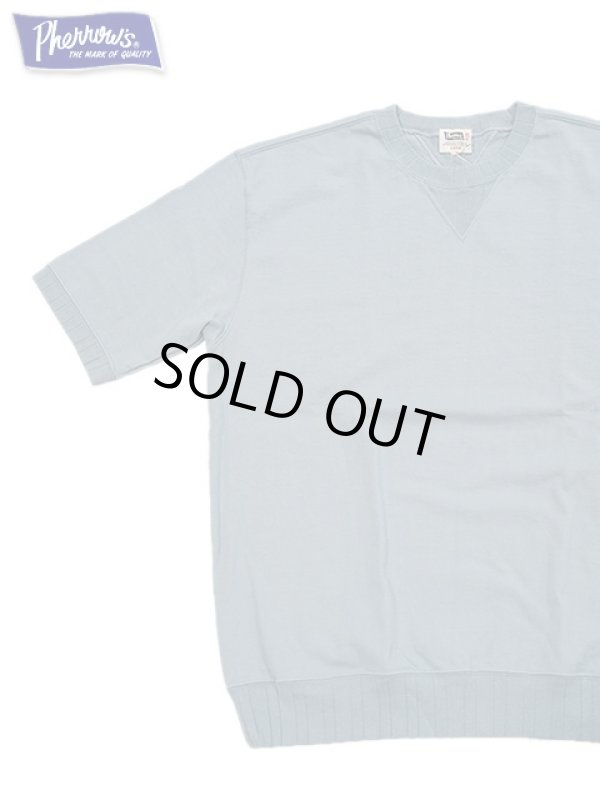 画像1: 【 Pherrow's（フェローズ） 】　半袖スェットタイプ T-シャツ [ Plane ] [ W.DENIM ] 【 メール便可 】