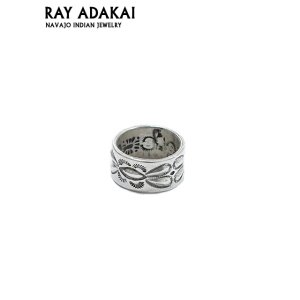 画像: 【 RAY ADAKAI（レイアダカイ） 】 ダブルスタンプシルバーリング [ DBL/STP Ring ] [ 22号 ] 【 メール便可 】