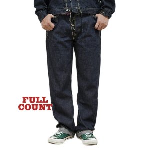 画像: 【 限定モデル 】【 FULLCOUNT（フルカウント） 】　【 13.7oz. 】 大戦モデル ジーンズ　[ WWII Model Brown Cotton Denim Pants ] [ One Wash ]