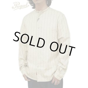 画像: 【 PREQUEL（プリクエル） 】 スタンドカラーシャツ [ Stand-up Collar Shirt ] [ Beige ]