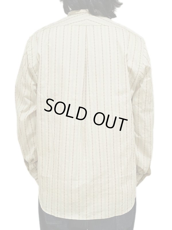 画像2: 【 PREQUEL（プリクエル） 】 スタンドカラーシャツ [ Stand-up Collar Shirt ] [ Beige ]