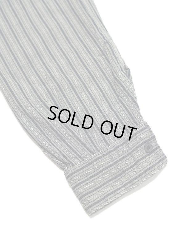 画像4: 【 PREQUEL（プリクエル） 】 クラシックストライプワークシャツ [ Classic Stripe Work Shirt ] [ Gray ]