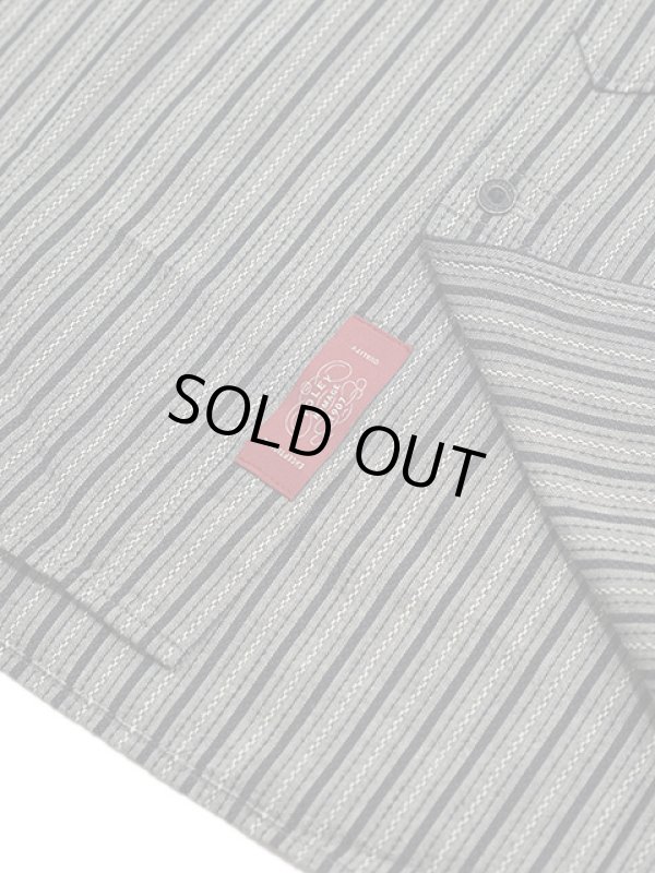 画像6: 【 PREQUEL（プリクエル） 】 クラシックストライプワークシャツ [ Classic Stripe Work Shirt ] [ Gray ]