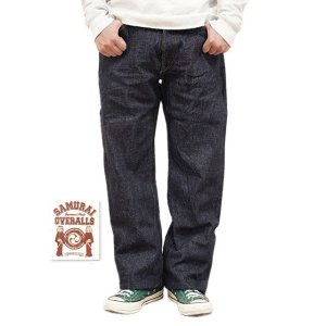 画像: 【 SAMURAI JEANS（サムライジーンズ） 】　【 17oz. 】 零+大戦モデルワイドストレート　[ One Wash ]