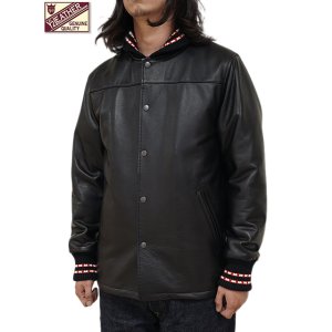 画像: 【 Y'2 LEATHER（ワイツーレザー） 】 ステアオイルレザーファラオジャケット [ Steer Oil Pharaoh Jacket (牛革) ] [ BLACK ] 