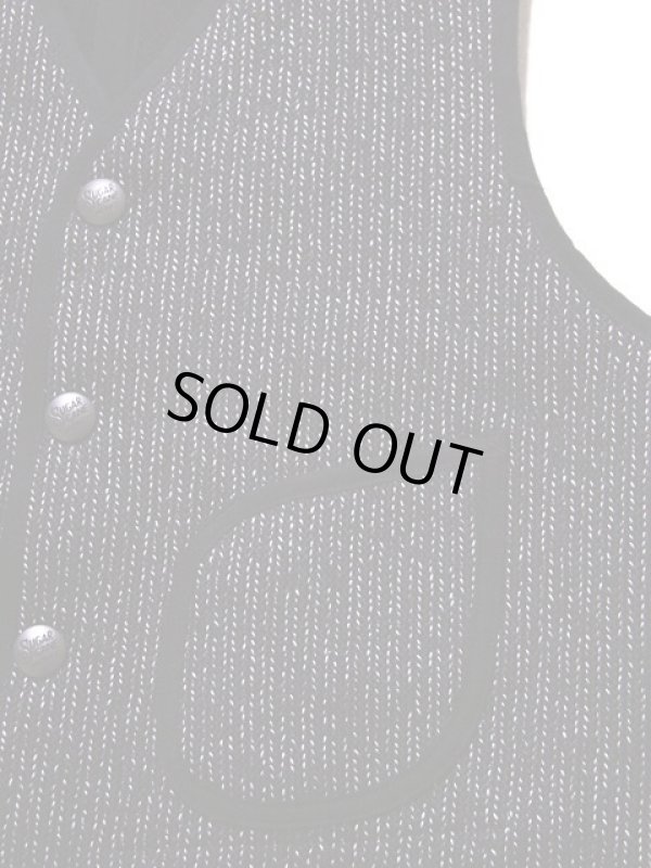 画像4: 【 SUGAR CANE（シュガーケン） 】　ビーチクロスベスト　[ BEACH CLOTH VEST ]　[ BLACK ] 