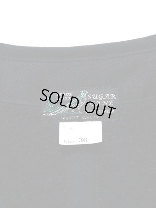 画像9: 【 SUGAR CANE（シュガーケン） 】　ビーチクロスベスト　[ BEACH CLOTH VEST ]　[ BLACK ] 