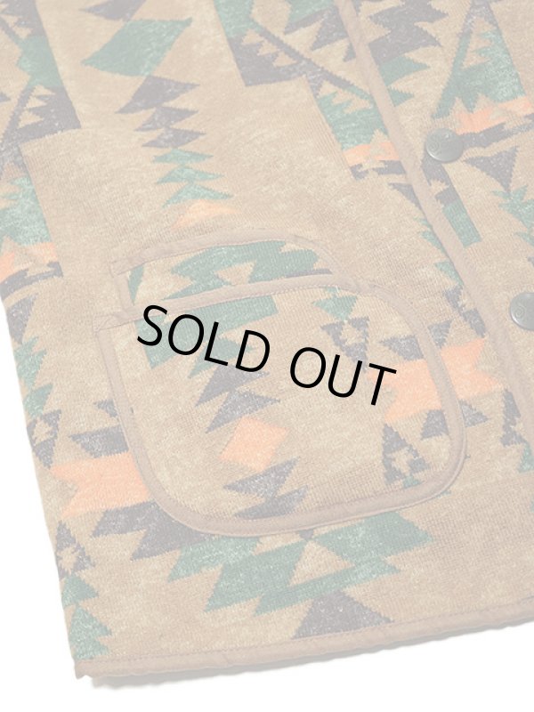 画像5: 【 SUGAR CANE（シュガーケン） 】 ネイティヴボアフリースベスト  [ NATIVE AMERICAN BOA FLEECE JACQUARD VEST ]
