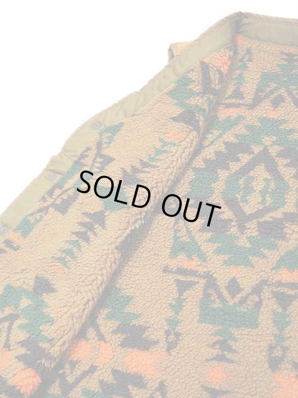 画像8: 【 SUGAR CANE（シュガーケン） 】 ネイティヴボアフリースベスト  [ NATIVE AMERICAN BOA FLEECE JACQUARD VEST ]