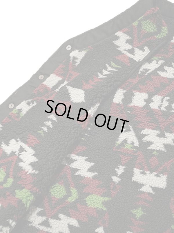 画像8: 【 SUGAR CANE（シュガーケン） 】 ネイティヴボアフリースベスト  [ NATIVE AMERICAN BOA FLEECE JACQUARD VEST ]