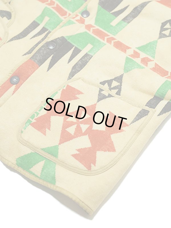 画像5: 【 SUGAR CANE（シュガーケン） 】 ネイティヴボアフリースジャケット  [ NATIVE AMERICAN BOA FLEECE JACQUARD JACKET ]