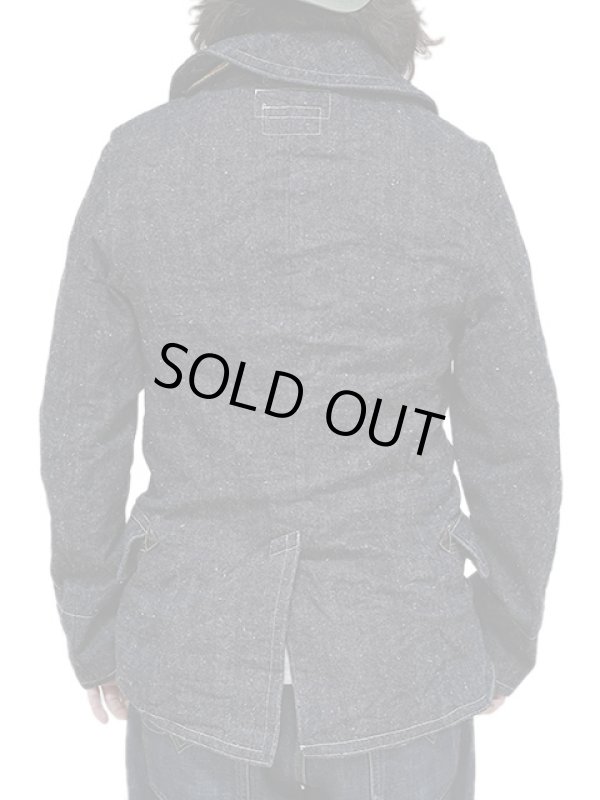 シュガーケーン　ミスターフリーダム　砂糖黍デニムピーコート　サイズ40 シュガーケーン ミスターフリーダム 砂糖黍デニムピーコート