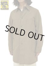 画像: 【 SUGAR CANE（シュガーケン） 】 10oz. KHAKI DUCK WORK COAT [ FICTION ROMANCE ] [ KHAKI ]