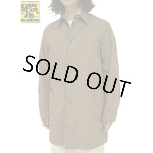 画像: 【 SUGAR CANE（シュガーケン） 】 10oz. KHAKI DUCK WORK COAT [ FICTION ROMANCE ] [ KHAKI ]