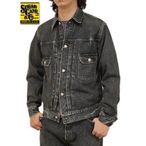 画像: 【 SUGAR CANE（シュガーケン） 】 14.25oz. BLACK DENIM JACKET 1953  [ AGED MODEL ]