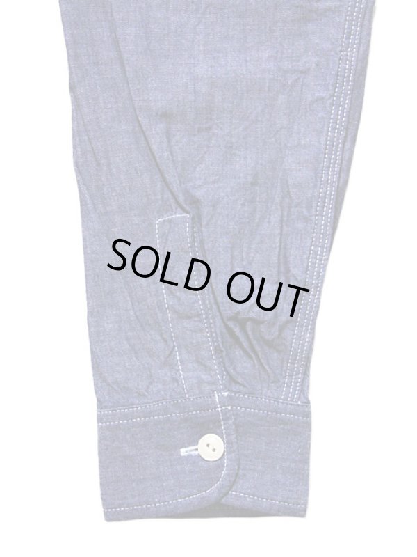 画像7: 【 SUGAR CANE（シュガーケン） 】　長袖チェーン刺繍カスタムシャンブレーワークシャツ　[ EMB'D WORK SHIRTS ]　[ Contral Auto Supply ]