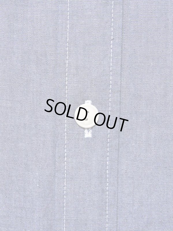 画像8: 【 SUGAR CANE（シュガーケン） 】　長袖チェーン刺繍カスタムシャンブレーワークシャツ　[ EMB'D WORK SHIRTS ]　[ Contral Auto Supply ]