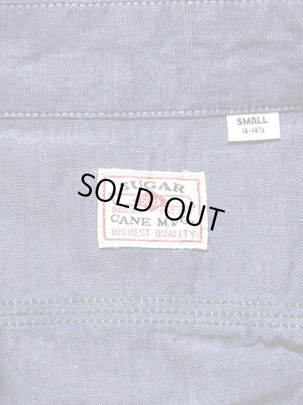 画像9: 【 SUGAR CANE（シュガーケン） 】　長袖チェーン刺繍カスタムシャンブレーワークシャツ　[ EMB'D WORK SHIRTS ]　[ Contral Auto Supply ]