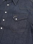 画像4: 【 SUGAR CANE（シュガーケン） 】 BLUE DENIM L/S WESTERN SHIRTS [ INDIGO ]