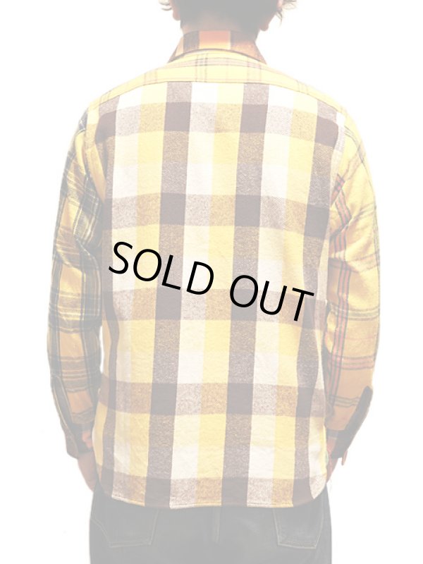 画像2: 【 SUGAR CANE（シュガーケン） 】　クレイジーパターンツイルチェックワークシャツ【 L/S TWILL CHECK WORK SHIRT CRAZY PATTERN 】