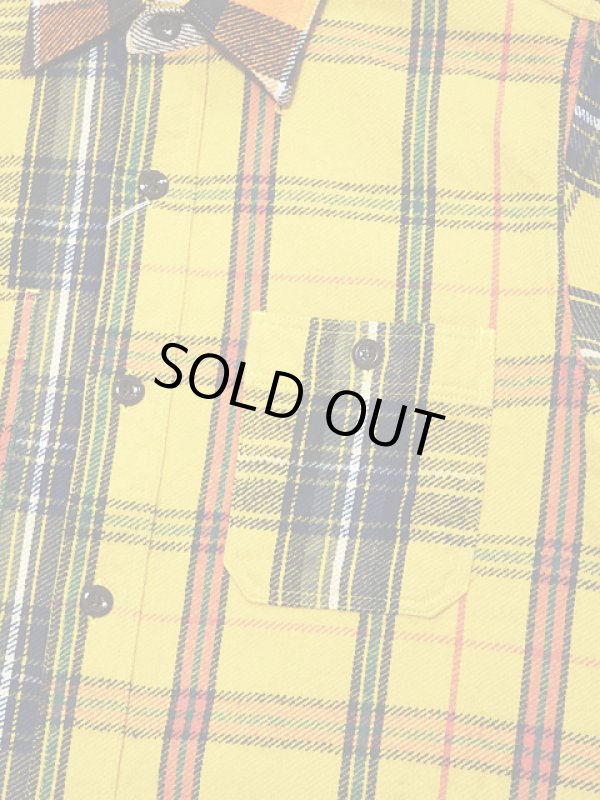 画像4: 【 SUGAR CANE（シュガーケン） 】　クレイジーパターンツイルチェックワークシャツ【 L/S TWILL CHECK WORK SHIRT CRAZY PATTERN 】