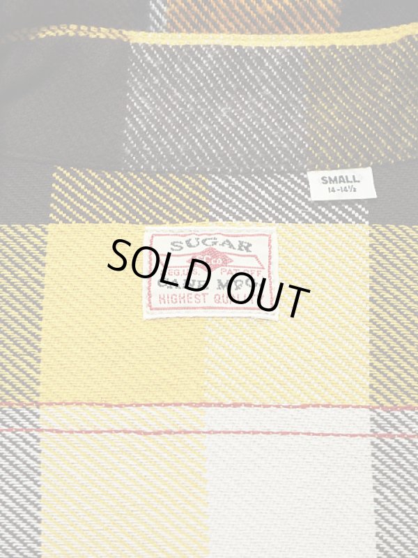 画像8: 【 SUGAR CANE（シュガーケン） 】　クレイジーパターンツイルチェックワークシャツ【 L/S TWILL CHECK WORK SHIRT CRAZY PATTERN 】