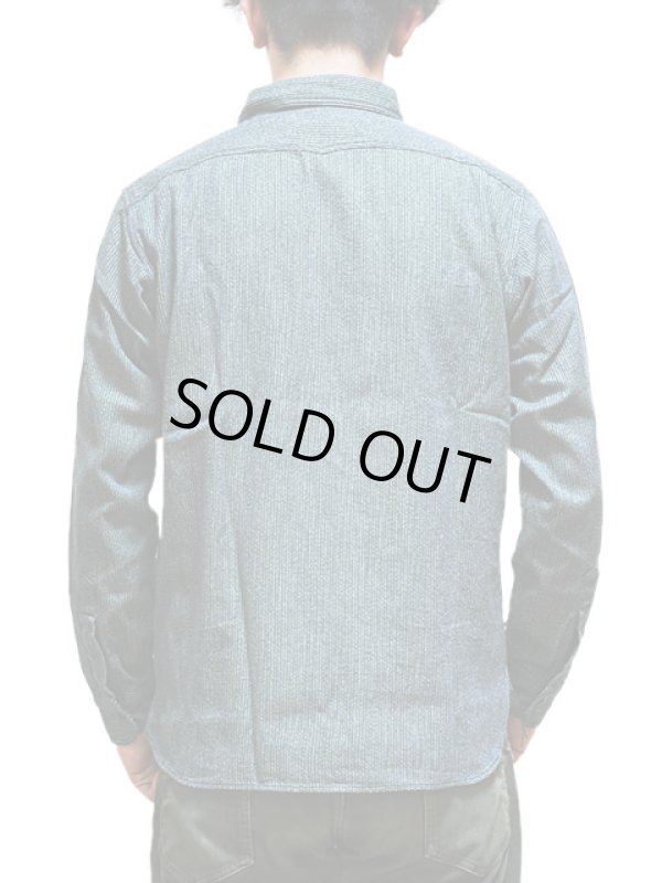 画像2: 【 SUGAR CANE（シュガーケン） 】　6.5oz. ビーチクロスワークシャツ　[ 6.5oz. INDIGO BEACH CLOTH WORK SHIRT ] [ FICTION ROMANCE ]