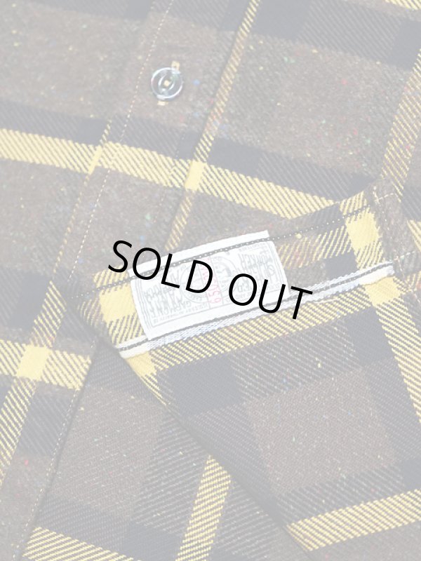 画像7: 【 SUGAR CANE（シュガーケン） 】　9oz. トロイチェックワークシャツ　[ 9oz. "TROY" CHECK with MARBLE BUTTON ] [ FICTION ROMANCE ]