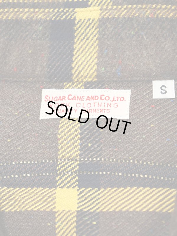 画像9: 【 SUGAR CANE（シュガーケン） 】　9oz. トロイチェックワークシャツ　[ 9oz. "TROY" CHECK with MARBLE BUTTON ] [ FICTION ROMANCE ]