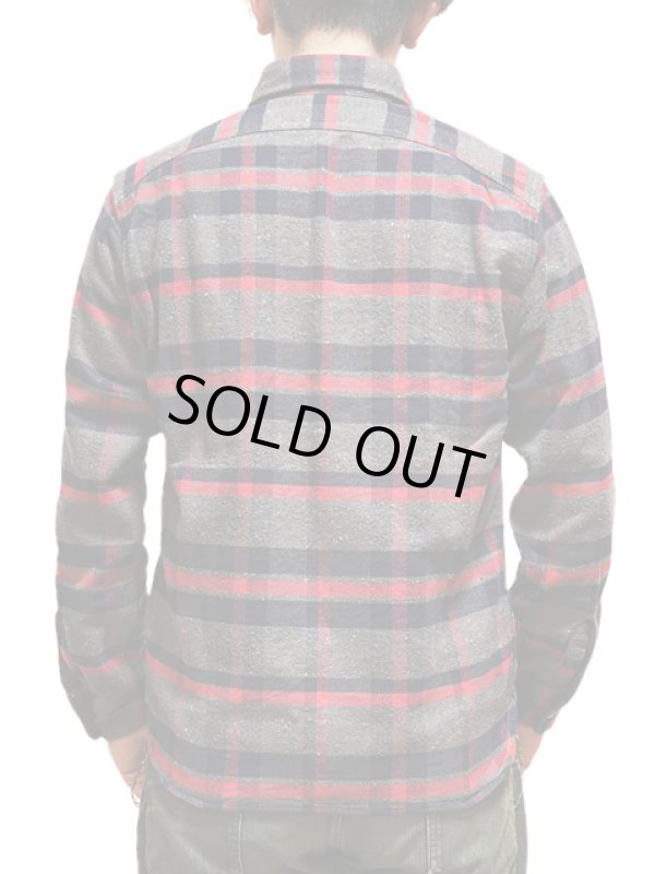 画像2: 【 SUGAR CANE（シュガーケン） 】　9oz. トロイチェックワークシャツ　[ 9oz. "TROY" CHECK with MARBLE BUTTON ] [ FICTION ROMANCE ]