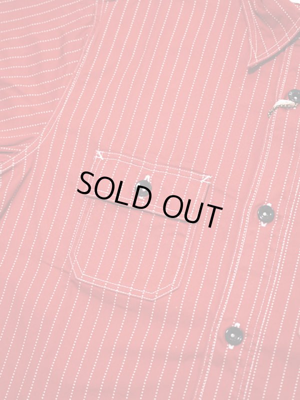 画像4: 【 SUGAR CANE（シュガーケン） 】　【 8.5oz. 】 RED WABASH STRIPE WORK SHIRTS [ FICTION ROMANCE ]