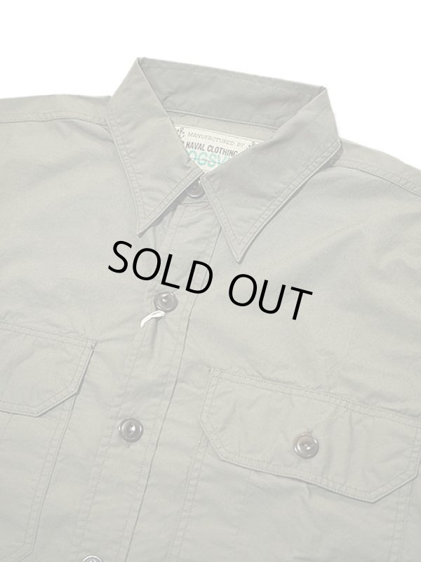 画像3: 【 SUGAR CANE×Mister Freedom（シュガーケン×ミスターフリーダム） 】　Khaki Cotton Broad Snipes Shirt　[ FROGSVILLE ] [ MFSC ]