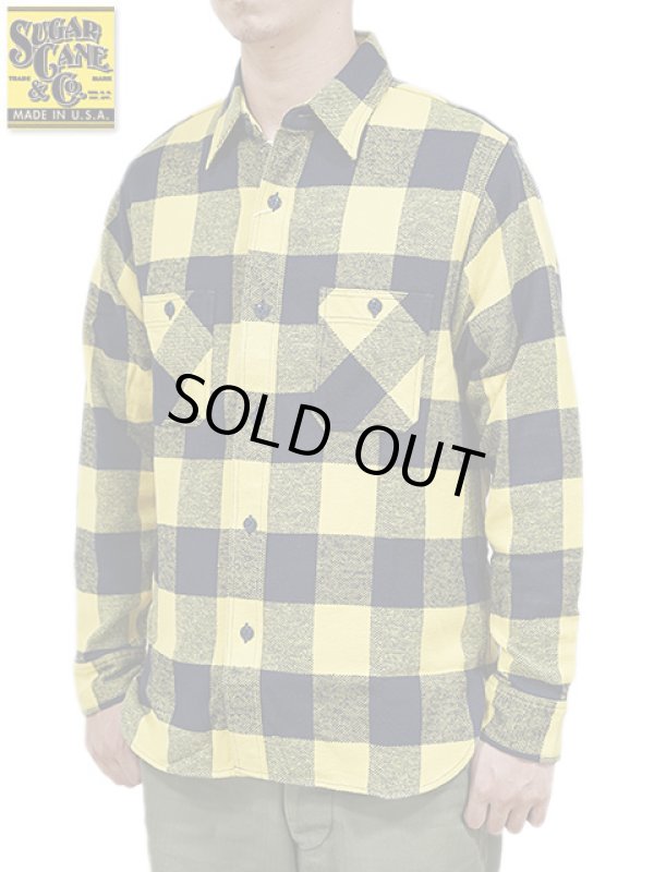 画像1: 【 SUGAR CANE（シュガーケン） 】　ツイルチェックワークシャツ【 L/S TWILL CHECK WORK SHIRT 】