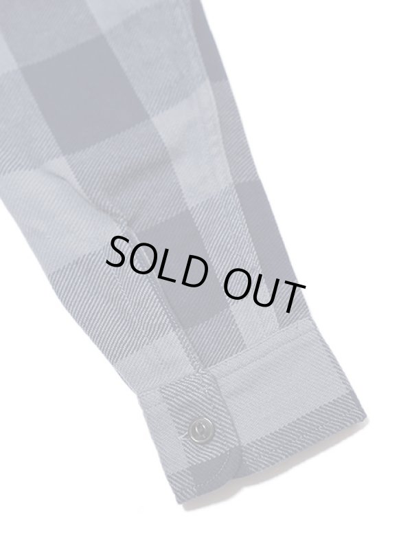 画像7: 【 SUGAR CANE（シュガーケン） 】　ツイルチェックワークシャツ [ L/S TWILL CHECK WORK SHIRT ] [ GRAY ]
