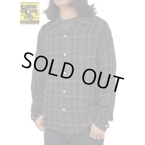 画像: 【 SUGAR CANE（シュガーケン） 】　レーヨンオンブレーチェックオープンシャツ [ RAYON OMBRE CHECK OPEN SHIRT ] [ BROWN ]