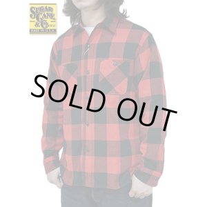 画像: 【 SUGAR CANE（シュガーケン） 】　ツイルチェックワークシャツ [ L/S TWILL CHECK WORK SHIRT ] [ RED ]