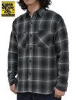 画像1: 【 SUGAR CANE（シュガーケン） 】　ツイルチェックワークシャツ [ L/S TWILL CHECK WORK SHIRT ] [ BLACK ]