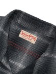 画像8: 【 SUGAR CANE（シュガーケン） 】　ツイルチェックワークシャツ [ L/S TWILL CHECK WORK SHIRT ] [ BLACK ]